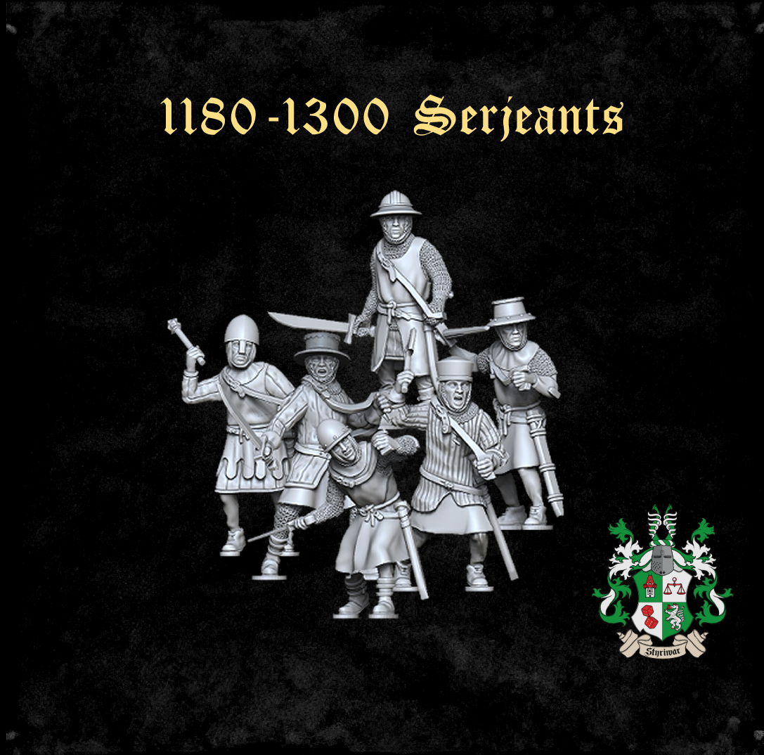 Sergeants on foot 12-13th Century